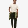 T-shirt met ronde hals en korte mouwen in shorts
