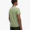 T-shirt met ronde hals en korte mouwen in shorts
