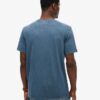 T-shirt met ronde hals en korte mouwen in shorts