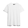 T-shirt met ronde hals en korte mouwen in shorts