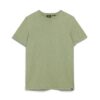 T-shirt met ronde hals en korte mouwen in shorts