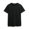 T-shirt met ronde hals en korte mouwen in shorts