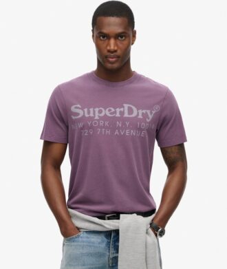 T-shirt met ton-op-ton Venue-logo