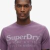 T-shirt met ton-op-ton Venue-logo