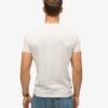 T-shirt met V-hals en Organic Cotton Essential-logo
