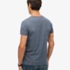 T-shirt met V-hals en Organic Cotton Essential-logo