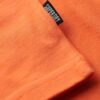T-shirt met V-hals en Organic Cotton Essential-logo