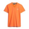 T-shirt met V-hals en Organic Cotton Essential-logo