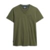 T-shirt met V-hals en Organic Cotton Essential-logo