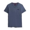 T-shirt met V-hals en Organic Cotton Essential-logo