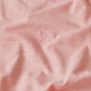 T-shirt met V-hals en slub-borduursel