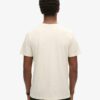 T-shirt met V-hals, slub en korte mouwen