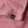 T-shirt met V-hals, slub en korte mouwen
