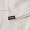 T-shirt met V-hals, slub en korte mouwen