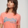 T-shirt met versierd Vintage logo T-shirt met versierd Vintage logo