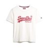 T-shirt met versierd Vintage logo