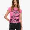 T-shirt met versierde punk-kapmouw