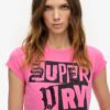 T-shirt met versierde punk-kapmouw