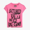 T-shirt met versierde punk-kapmouw