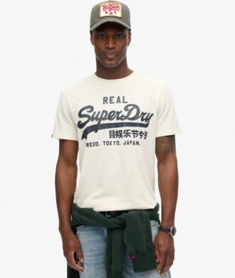 T-shirt met Vintage logo-print