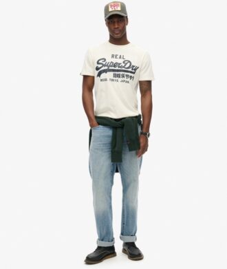 T-shirt met Vintage logo-print