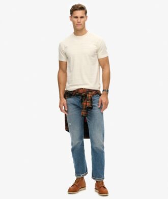 T-shirt met Vintage textuur van Organic Cotton