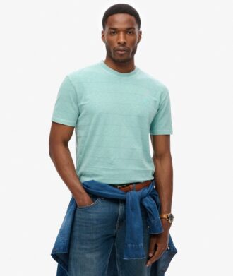 T-shirt van Organic Cotton met Vintage textuur