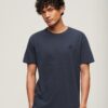 T-shirt van Organic Cotton met Vintage textuur
