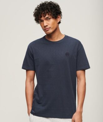 T-shirt van Organic Cotton met Vintage textuur