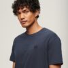 T-shirt van Organic Cotton met Vintage textuur