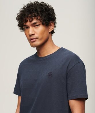 T-shirt van Organic Cotton met Vintage textuur