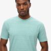 T-shirt van Organic Cotton met Vintage textuur