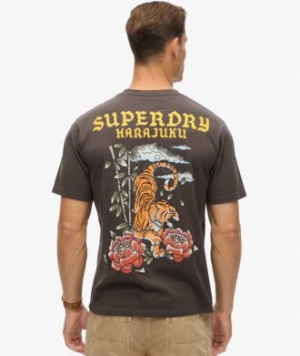 Tattoo Graphic T-shirt met losse pasvorm