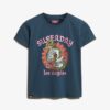 Tattoo Rhinestone T-shirt met getailleerde pasvorm
