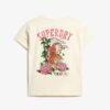 Tattoo Rhinestone T-shirt met getailleerde pasvorm