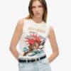Tattoo-vest met strass