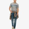 Terrain gestreept T-shirt met logo