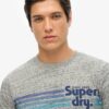 Terrain gestreept T-shirt met logo
