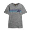 Terrain gestreept T-shirt met logo