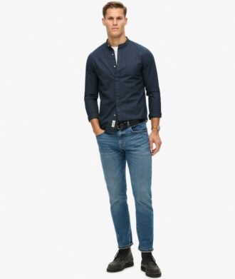 The Merchant Store – Indigo Henley-overhemd