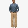 The Merchant Store – Indigo Henley-overhemd