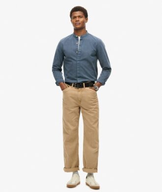 The Merchant Store – Indigo Henley-overhemd