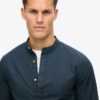 The Merchant Store – Indigo Henley-overhemd