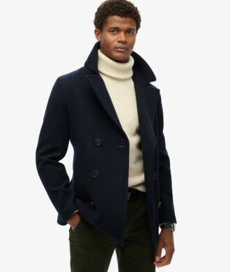The Merchant Store – Peacoat van wolmix