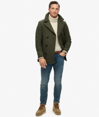 The Merchant Store – Peacoat van wolmix