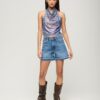 Top met cowl-hals en pailletten