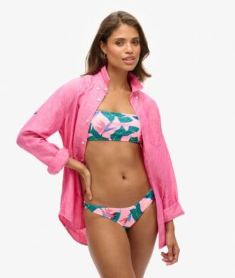 Tropische bandeau-bikinitop