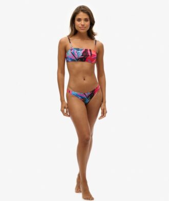 Tropische bandeau-bikinitop
