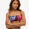 Tropische bandeau-bikinitop