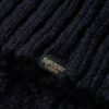 Trui met hoge hals en kabelpatroon uit gebreide kleding
